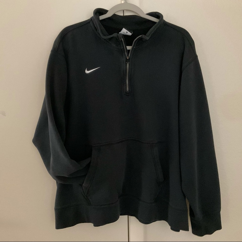 Nike Dark Navy Blue Quarter Zip Sweatshirt